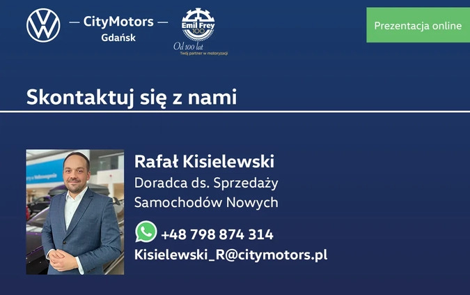 Volkswagen Passat cena 189900 przebieg: 10, rok produkcji 2024 z Piotrków Kujawski małe 781